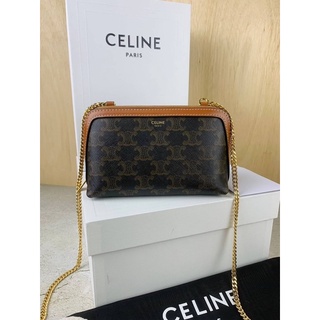 New C-e.l.i.n.e Clutch with chain (Ori)