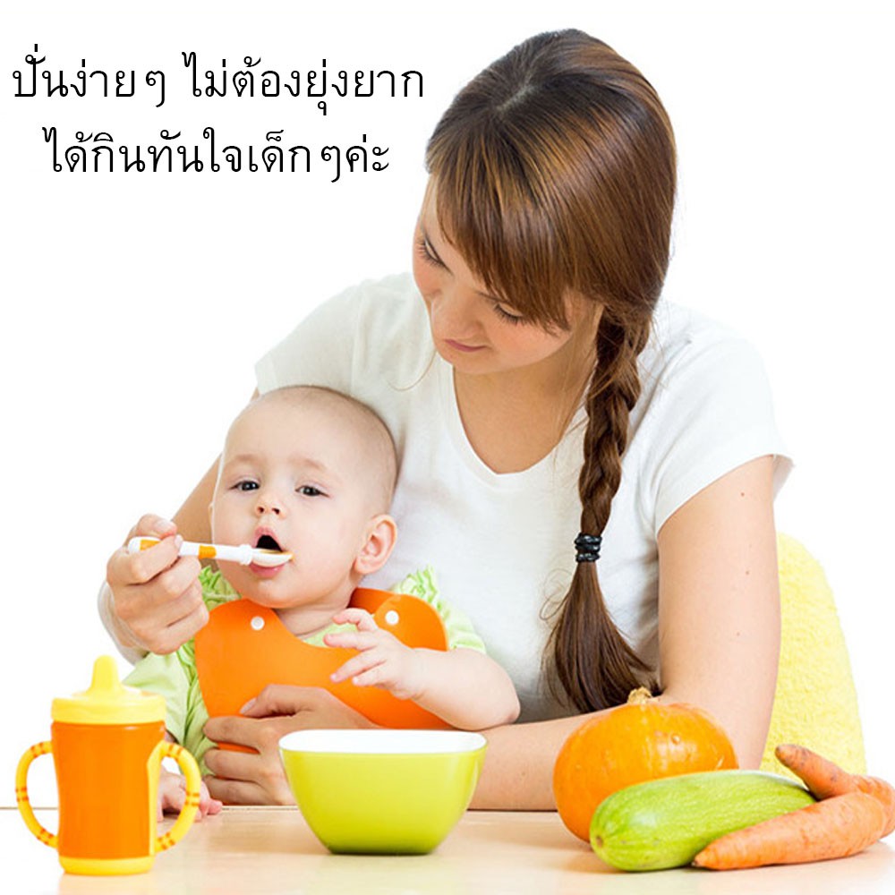 เครื่องปั่นชนิดมือดึง ปั่นเครื่องเทศและผักได้ไวด้วยมือ รูปที่ 4