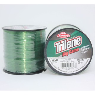 TRILENE Big Game 20LB เอ็นเต็ม สีเขียวขี้ม้า