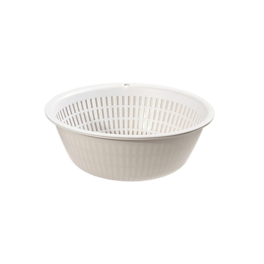 GlobalHouse GOME ตระกร้าล้างผักอเนกประสงค์ 30x21.4 ซม. BOTO05 สีเทา สินค้าของแท้คุณภาพดี