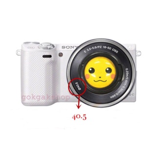 ฝาปิดเลนส์ 40.5mm Sony A5000 A5100 A6000 A6300（Free‼️เชือกคล้องฝากล้อง)