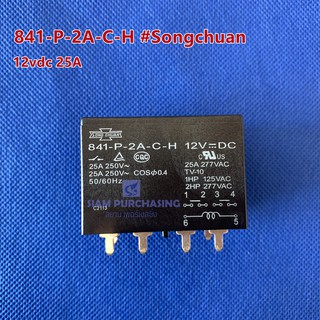 รีเลย์ RELAY 841-P-2A-C-H 12VDC SONG CHUAN