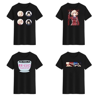 เสื้อยืดคอกลม พิมพ์ลาย Chisato Takina Lycoris Recoil Micuki Mika พรีเมี่ยม สําหรับผู้ชาย และผู้หญิง มีสีดํา สีขาว