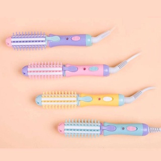เครื่องม้วนผม 3in1 ระบบความร้อนแบบเร็ว แบบใหม่ พกพาง่าย ม้วนลอน หนีบตรง วอนลุ่ม จบในอันเดียว  ขนาดเล็กพกพา