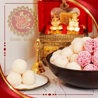 ขนมลาดู (ขนาดกลาง) สูตรมะพร้าว