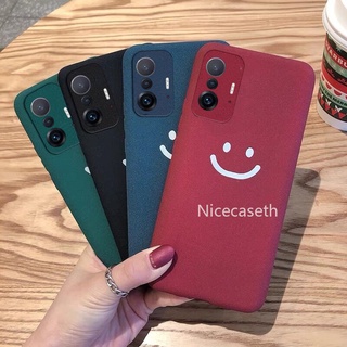 เคสโทรศัพท New 2021 Xiaomi 11T 11T Pro Mi 11 Lite 5G NE Phone Case เคส Lucky Smiley Soft Silicone Matte Anti-fal Phone Cover