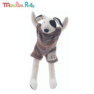 Moulin Roty ตุ๊กตาออร์แกนิค ตุ๊กตาผ้าเน่า ตุ๊กตาน้องกอด ขนาด 30cm ตุ๊กตาหมา Julius La Grande Famille MR-632038