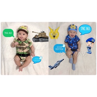 ! Tni BABY Army JUMPER / เสื้อผ้าเด็ก / เสื้อผ้าเด็กทารก / จัมเปอร์เด็ก / เครื่องแต่งกายสําหรับเด็ก!