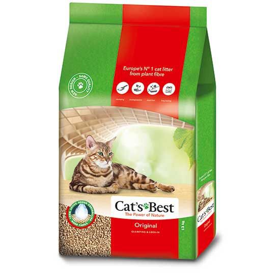 CATS BEST Oko Plus ทรายแมว ทรายแมวไม้สนออร์แกนิค (17.2KG)
