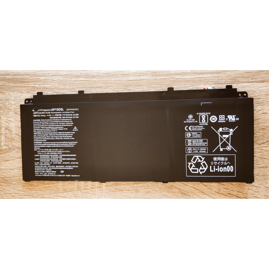 ✨ แบตเตอรี่โน็ตบุค For Acer Acer SF514-51 SF114-32 S5-371 Spin 5 SP513 52N Battery Model AP15O5L AP1