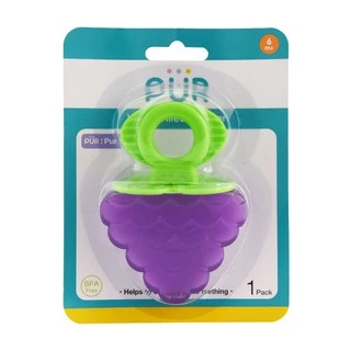 Pur ยางกัดน้ำสเตอริไลส์ แช่เย็น ลาย ผลไม้ Water Filled Teether