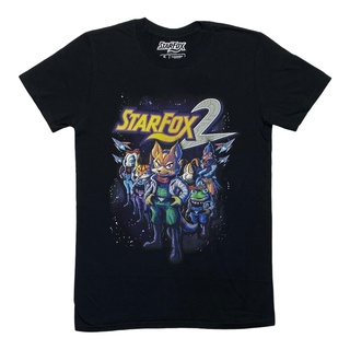 เสื้อยืดสีขาวเสื้อยืด ผ้าฝ้าย พิมพ์ลายกราฟิก Star Fox 2 Super Nintendo สไตล์ฮิปฮอป สําหรับผู้ชายS-4XL