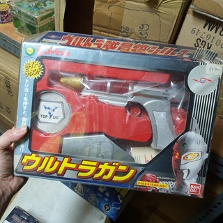 RARE BANDAI Ultraman Seven Japan Toys Laser Gun ปืน อุลตร้าแมน เซเว่น Light Sound มีเสียง ไฟ