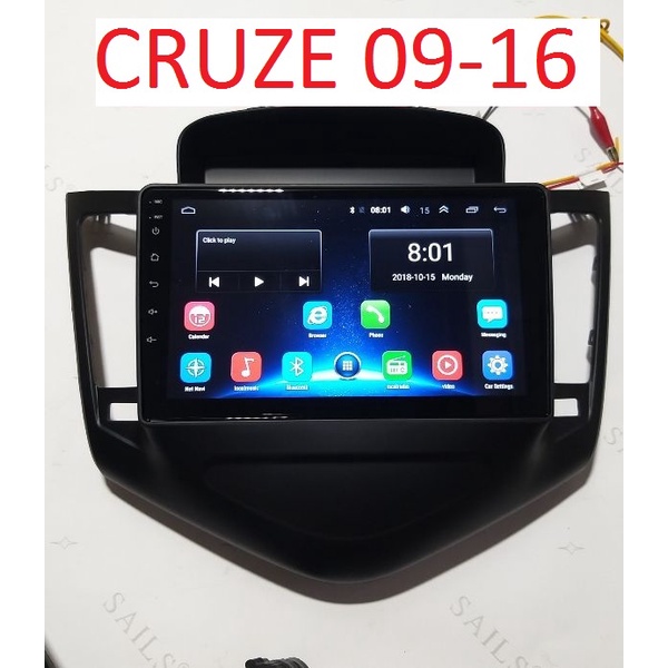 หน้าจอ Android 9" สําหรับ CRUZE / LACETTI 2009-2016 - 9 นิ้วหัว Zin Canbus CHEVROLET CRUZE Jack Face