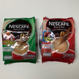 Nescafe 3in1 Blend&amp;Brew เนสกาแฟ3in1 เบลนด์แอนด์บรู แพ็ค 27ซอง