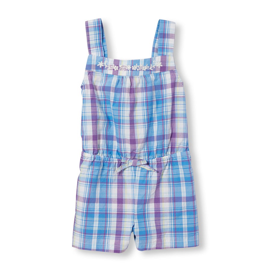 Place ชุดจั๊มสูทลายดอกไม้สําหรับเด็กผู้หญิง 1-5T J165