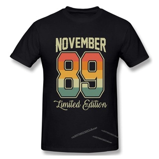 เสื้อยืด พิมพ์ลาย November 1989 30th Birthday สไตล์วินเทจ สําหรับผู้ชาย และผู้หญิงS-5XL