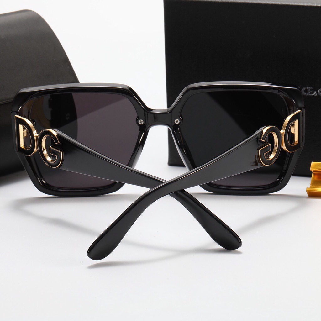 Dolce & Gabbana Luxury Brand Fashion Classic Retro Square แว่นกันแดดสําหรับผู้ชายและผู้หญิง