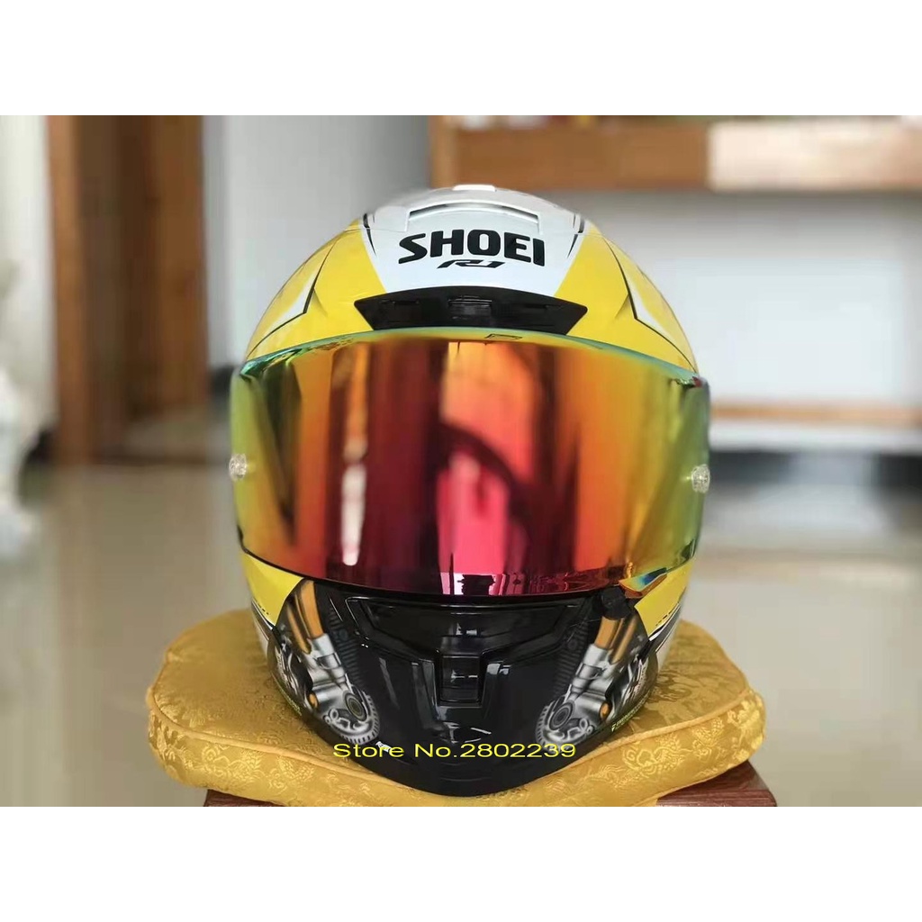 หมวกกันน็อกSHOEI X14 Helmet X-Fourteen YZF-R1M Special Edition Silver ...