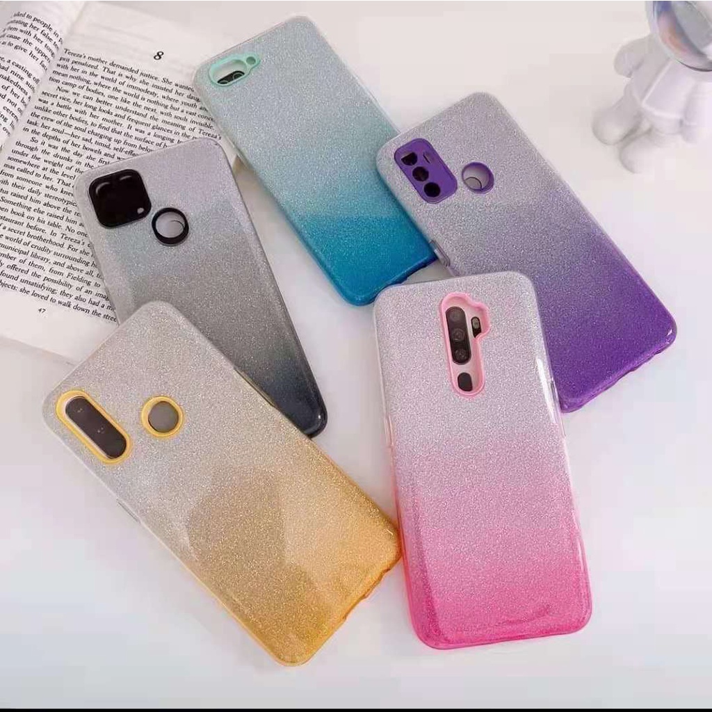 เคสกากเพชร 3in1 รุ่น OPPO RealmeC35 C11 C12 C15 C17 C21 C25 C21Y C25Y C20 Realme9i 5 5I 5S RealmeC3 Realme7I 7pro