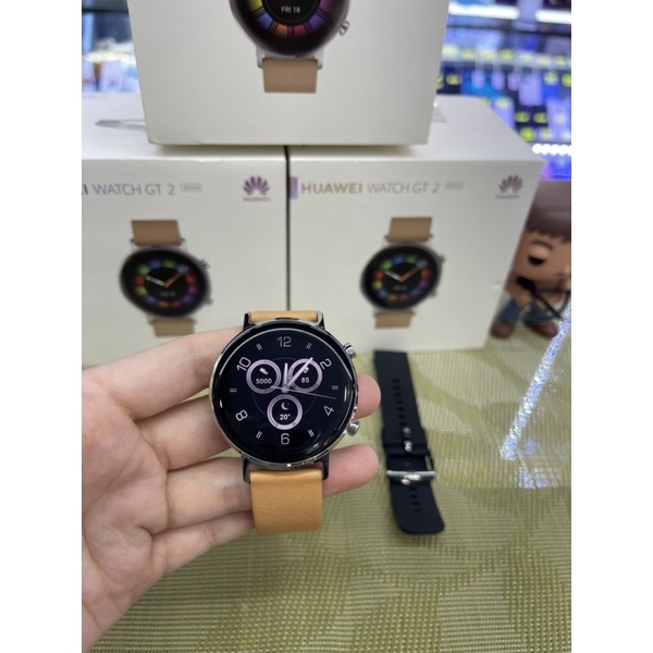watch GT2 มือ2 สายหนัง สภาพ99มีสายดำแถมยกกล่อง - fish_phone - ThaiPick