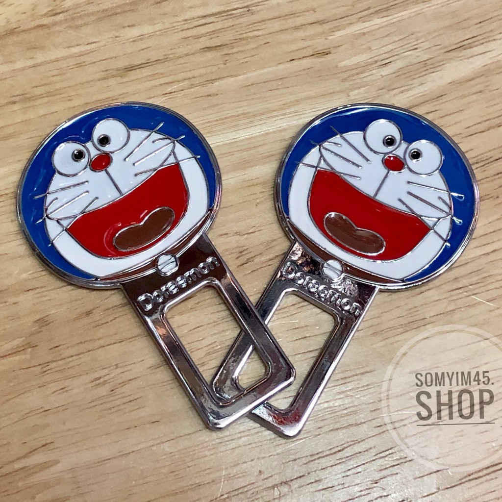 ตัวหลอกเบลท์ หัว​เสียบ​เข็มขัด​นิรภัย​แบบ​มาตรฐาน เพื่อตัดเสียงเตือน#Doraemon เหล็กทั้งชิ้น
