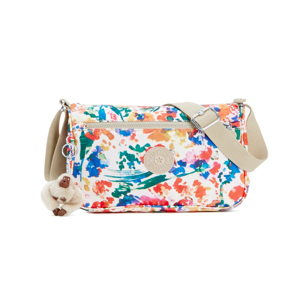 Kipling Callie Handbag สี Floral Night Natural