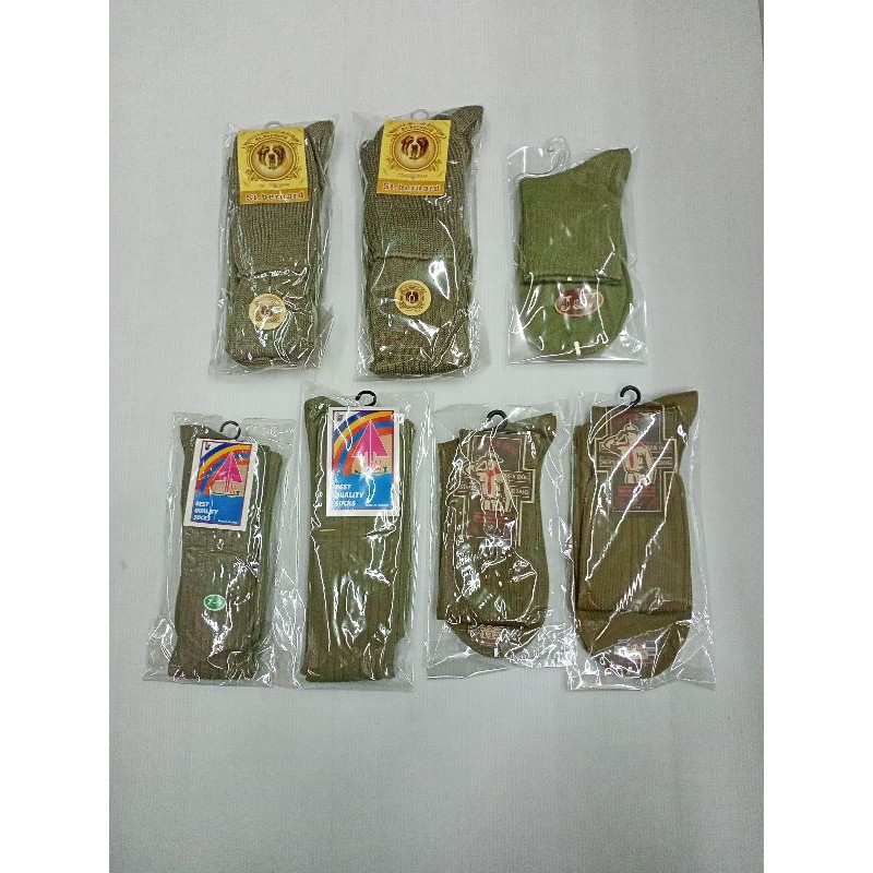 ถุงเท้าลูกเสือเรือใบ SuperSog 7/9 Freesize ( 1โหล=12คู่ ) ถุงเท้าพ่อเสือ ลูกเสือครูผู้หญิง