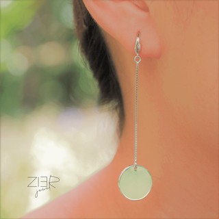 ต่างหูเงินแท้ 925 Earring Sliver 925-(E33170029)