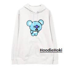 Hoodie เสื้อกันหนาว BTS BT21 KPOP MEMBERS CHIBI JUNGKOOK COOKY JIMIN JHOPE RAPMONSTER SUGA TAEHYU