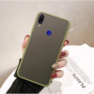 Case Vivo V11i เคสกันกระแทก ปุ่มสีผิวด้าน ขอบนิ่มหลังแข็ง VIVO V11i พร้อมส่ง [ ส่งจากไทย ]