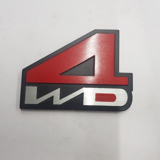 Logo 4wd งาน aluminum