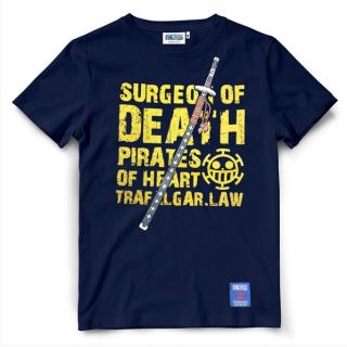 ถูกสุดๆเสื้อยืดวันพีช One Piece 506-NV สีกรมรหัสเต็ม