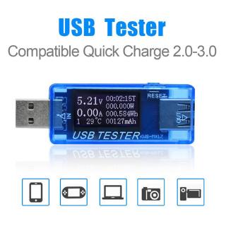 8 in 1 QC2.0 3.0 กำลังไฟฟ้า 4-30V USB ความจุแรงดันไฟฟ้าเครื่องวัดกระแสมิเตอร์เครื่องวัดโวลต์มิเตอร์แอมมิเตอร์