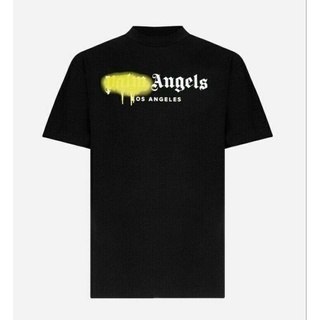 T-Shirt Man Palm Angels Black New Original With Label- Show Original Title เสื้อยืดผ้าฝ้าย