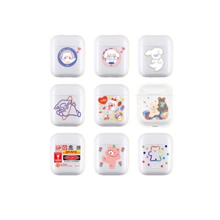 โค้ด KOLWWHพร้อมส่ง เคสTPUแข็ง ป้องกันได้ดีลายหมีน่ารัก เหมาะสำหรับรุ่นAirpods1 / 2 / และ tws i12 / i11 / i9s / i13 / inpods12