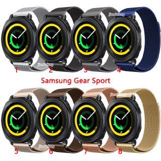 สายนาฬิกาข้อมือ สเตนเลส แม่เหล็ก สําหรับ Samsung Gear Sport