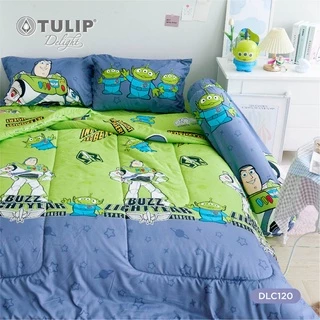 TULIP Delight ทอยสตอรี่ DLC120 ลิขสิทธิ์แท้ Toy Story ชุดผ้าปูที่นอน ผ้าห่ม ผ้านวม พิมพ์ลายการ์ตูน