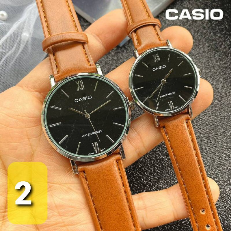 นาฬิกาผู้หญิง นาฬิกาโทรได้ นาฬิกา Casio สายหนังแถมกล่อง Casio ฟรี