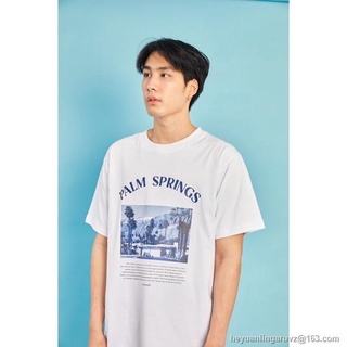 GP เสื้อยืด  PALM SPRINGS oversize SML