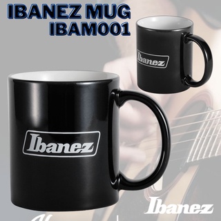 แก้ว กาแฟ MUG สีดำโลโก้ Ibanez ของแท้ลิขสิทธิ์ รุ่น IBAM001