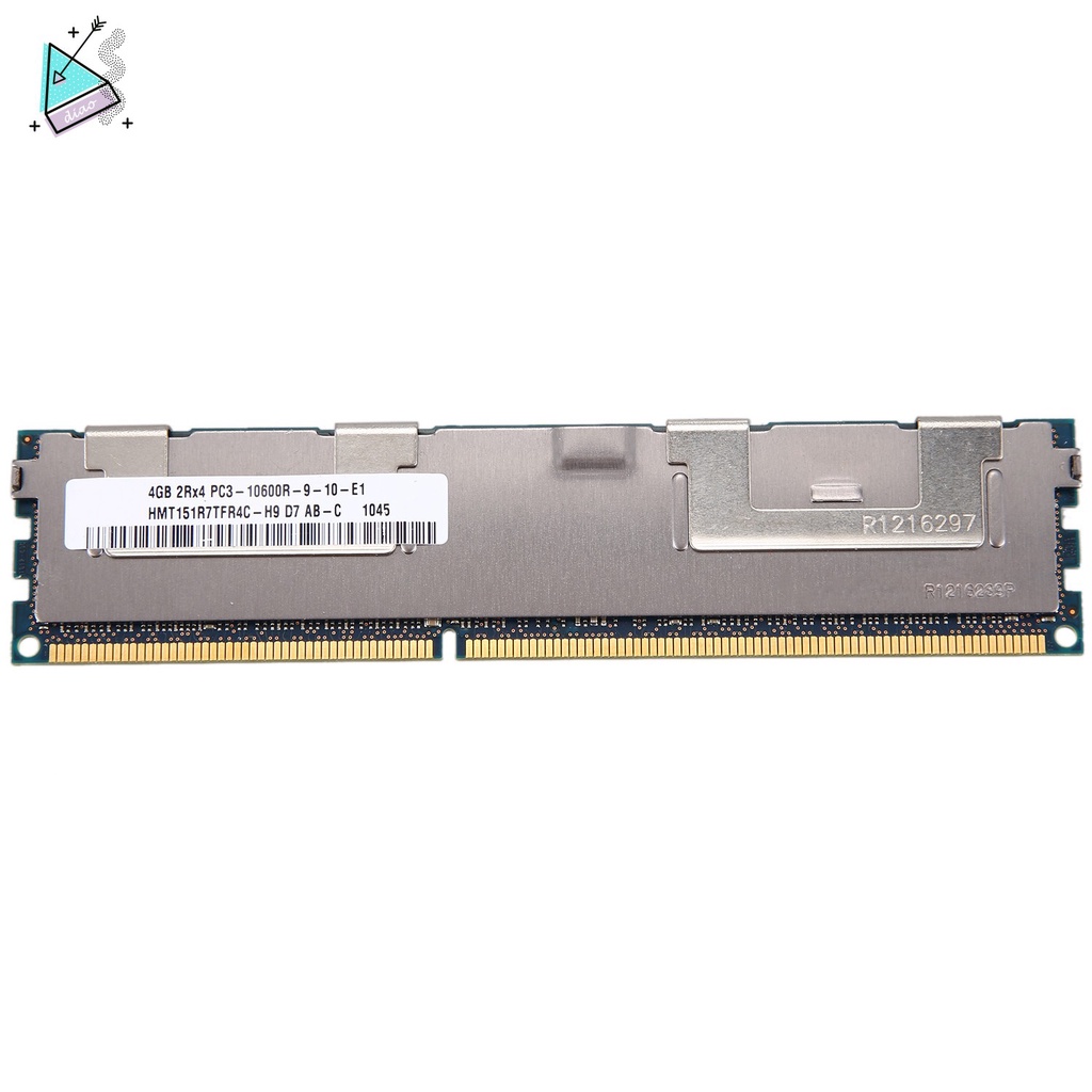 4GB DDR3 หน่วยความจํา RAM 2Rx4 PC3-10600R 1.5V 1333MHz ECC 240-Pin Server RAM HMT151R7TFR4C