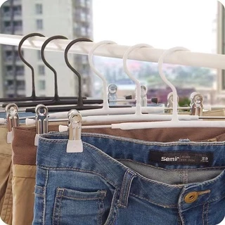 ราคา10ชิ้น ไม้แขวนหนีบเสื้อยาว 27.5 cm แพคละ 10 ชิ้น