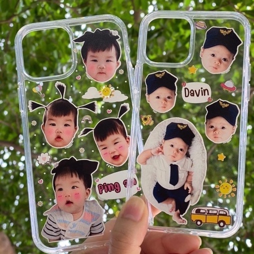 สั่งทำ เคสhandmade ใส่รูป+ใสชื่อ ออกแบบฟรี  i13 pro max s22 ultra a53 v23 reno7 i12