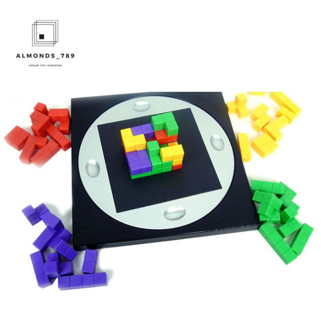 ตัวต่อ 3D bricks puzzle series ตัวต่อสามมิติ บล็อก 4 แบบ เรียนรู้การจำแนกสี รูปทรง เกมส์ฝึกสมอง ราคา ถูกที่สุด ดีลบีเคเค แกลเลอรีภาพที่ 5
