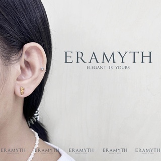 Eramyth jewelry ต่างหูปักก้าน รูปม้าน้ำ งานฟ่นทราย ต่างหูเงินแท้ 92.5% สินค้ามาตรฐานส่งออก