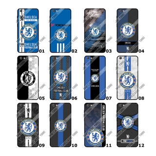 CHELSEA เชลซี เคสสกรีน VIVO Y53 Y55 Y71 Y81 Y81i Y81s ลายฟุตบอลเชลซี