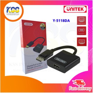 Unitek Y-5118DA Display Port TO HDMI Converter สาย สายแปลงสัญญาณ