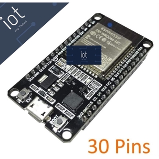 ESP-32 ESP-32S Development Board WiFi Bluetooth Dual Cores รุ่น 30 Pins