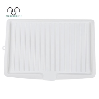 Plastic Dish Drainer Drip Tray Plate Cutlery Rack Kitchen Sink Rack Holder Large white